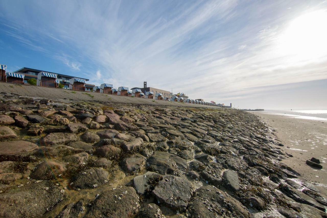 129 Suedstrand Nordsee Fewo Wilhelmshaven Bagian luar foto